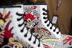 Produit Dr Martens customisée par un tatoueur