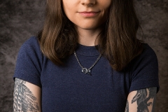 Portrait d'une responsable de boutique chez Dr Martens pour leur trombinoscope